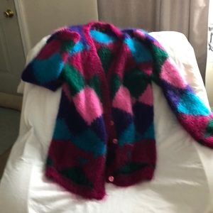 Mohair sweater multi color